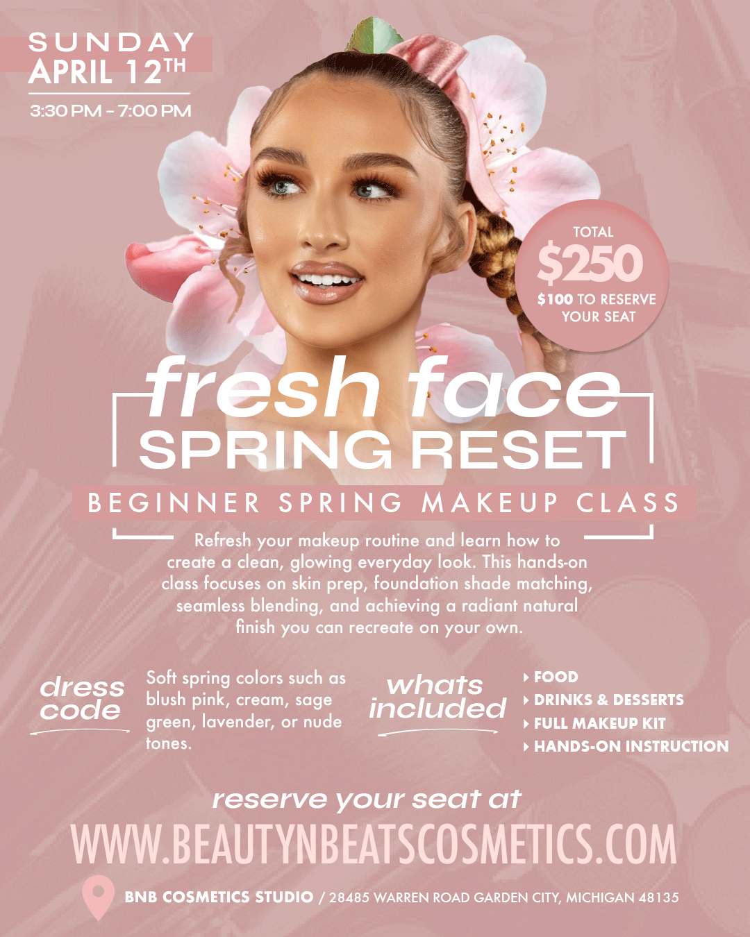 Fresh Face: Spring Reset (Beginner Class)